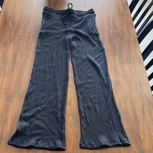 KBlack Ribbed Pants